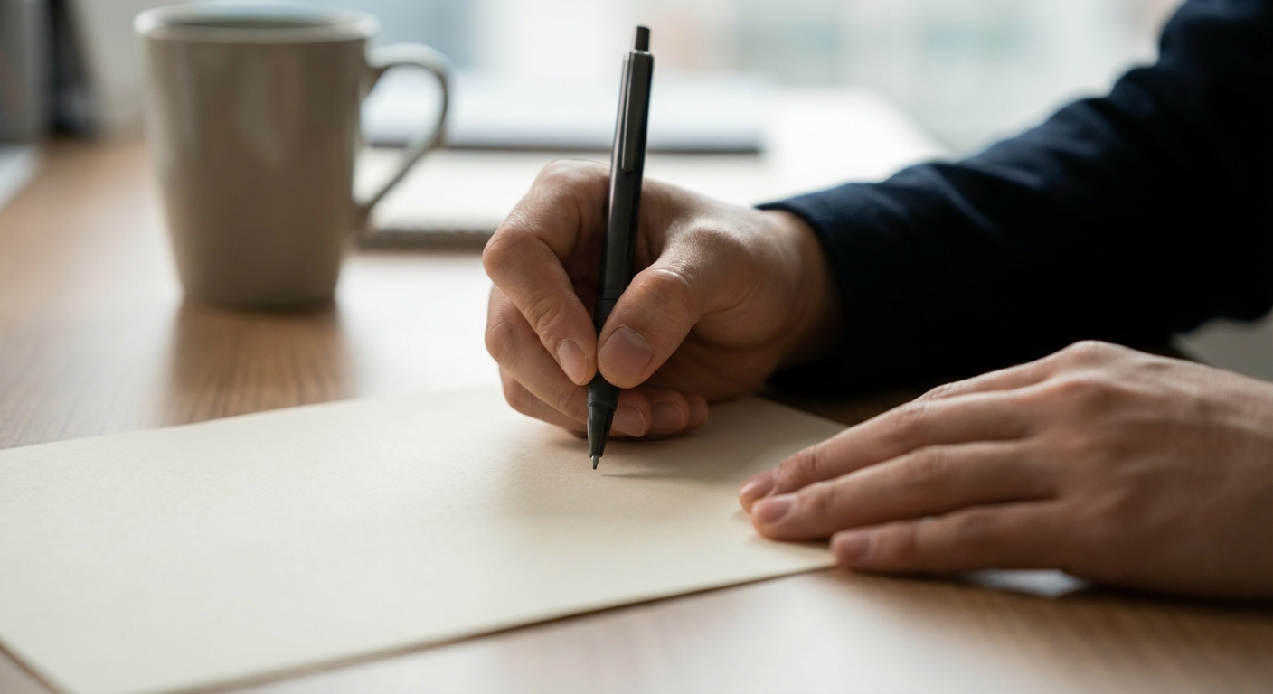 2026년 청년일자리도약장려금 완벽 가이드: 지원 대상, 신청 방법, 그리고 놓치지 말아야 할 개편 내용 2 계약서 또는 공식 서류에 서명하는 한국 청년의 손 클로즈업.