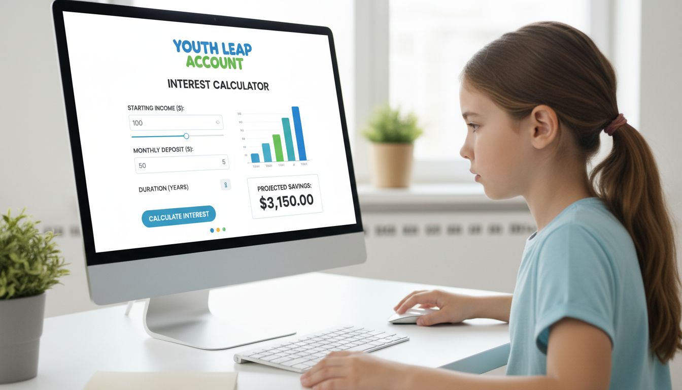 청년도약계좌 이자 계산기 활용 방법을 보여주는 화면